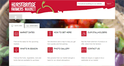 Desktop Screenshot of hurstbridgefarmersmarket.com.au